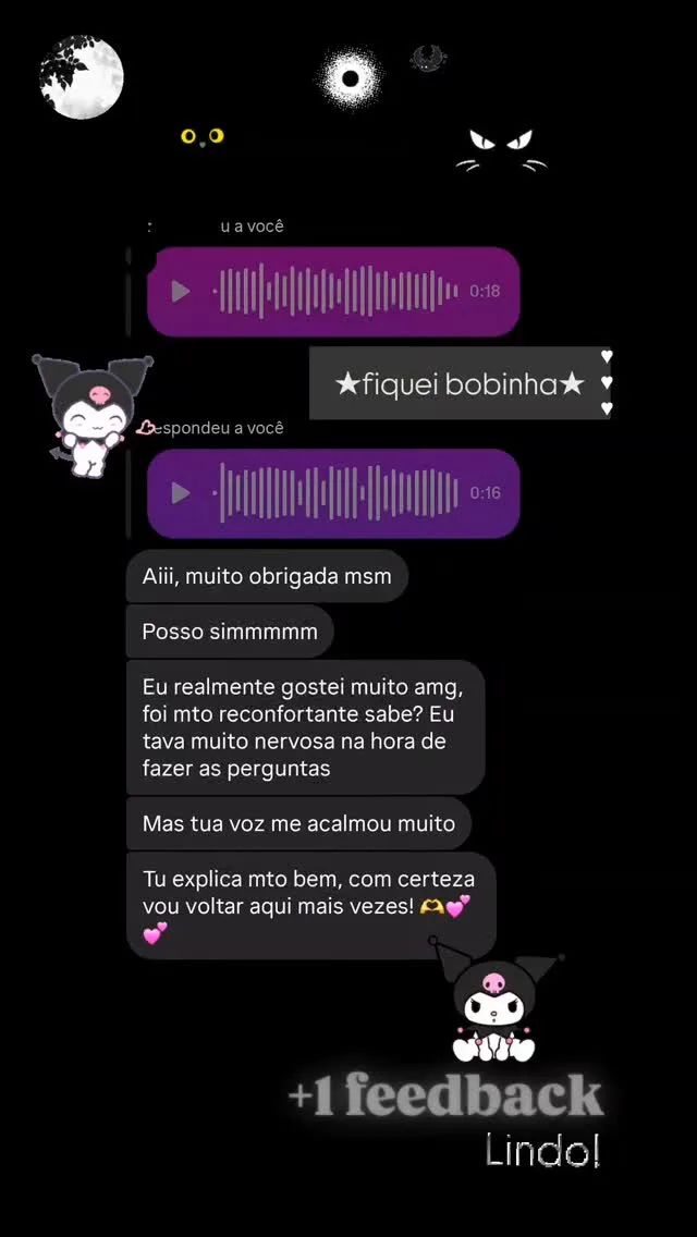 Captura de uma avaliação positiva da consulta
